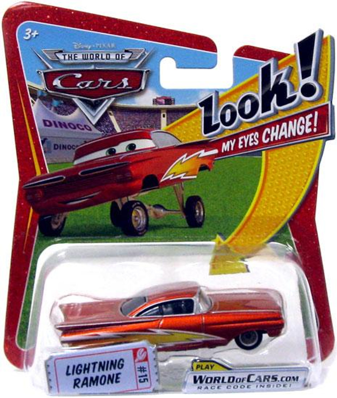 Disney Cars The World of Cars Lenticular Eyes Series 1 Lightning Ramone Diecast Car