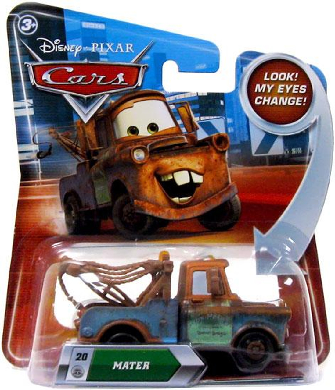 Disney Cars Lenticular Eyes Series 2 Mater Diecast Car