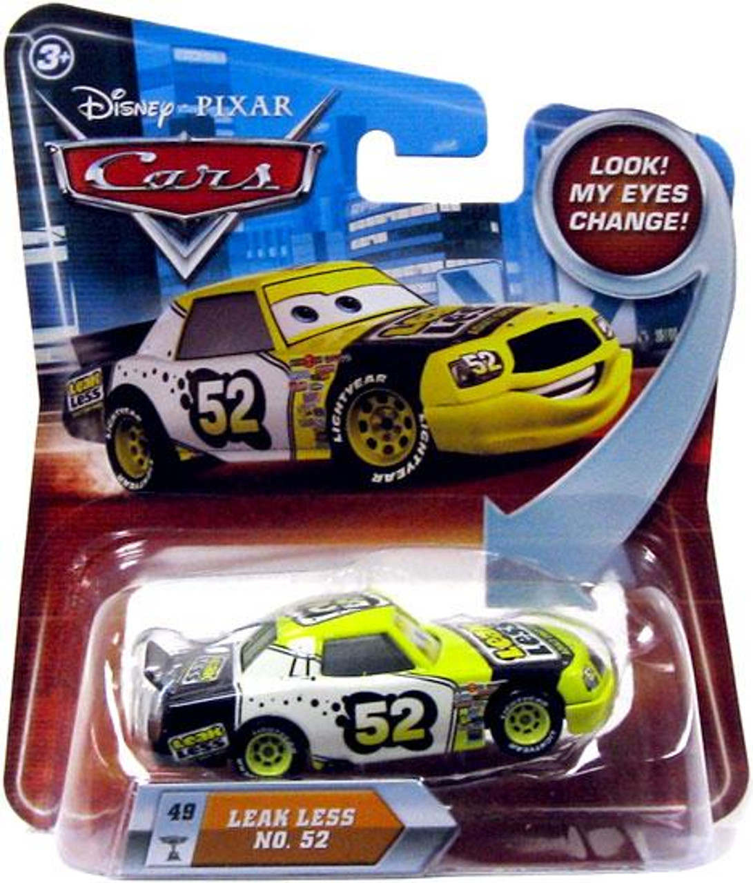 Disney Cars Lenticular Eyes Series 2 Leak Less No. 52 Diecast Car