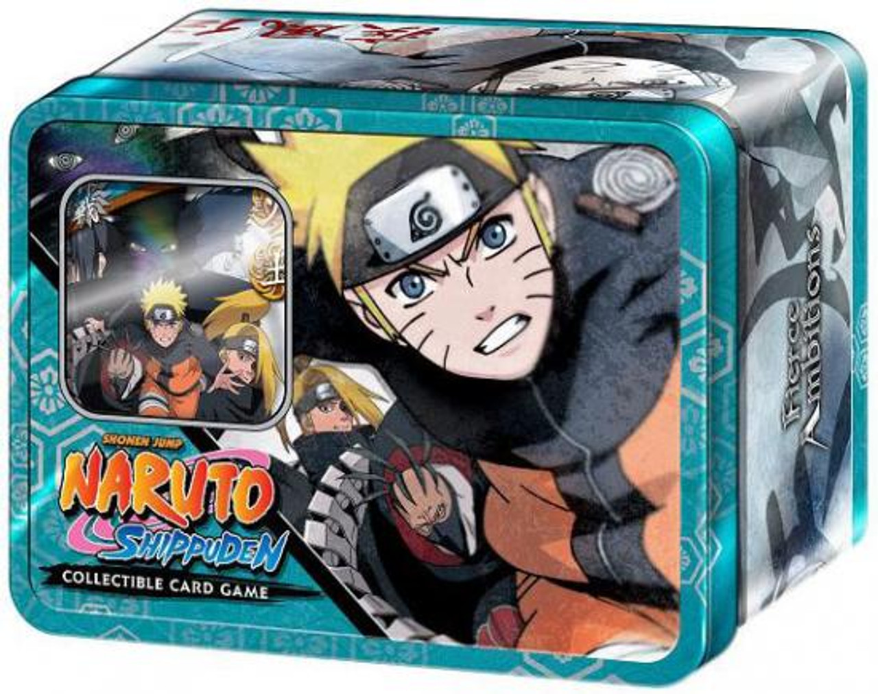 Shippuden Card Game Fierce Ambitions Naruto Vs. Akatsuki Collector Tin