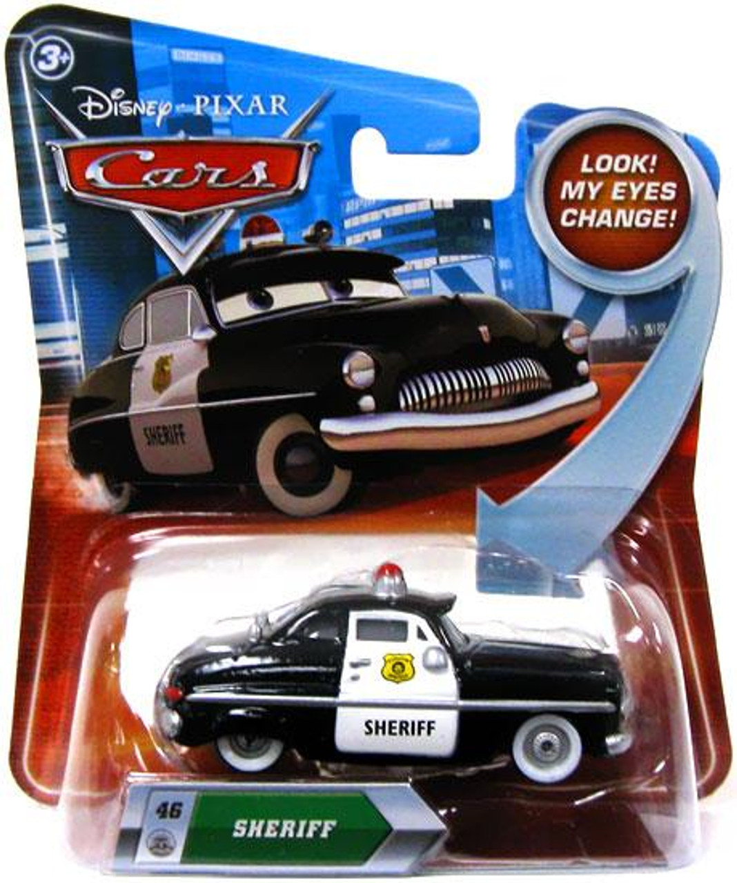 Disney Cars Lenticular Eyes Series 2 Sheriff Diecast Car