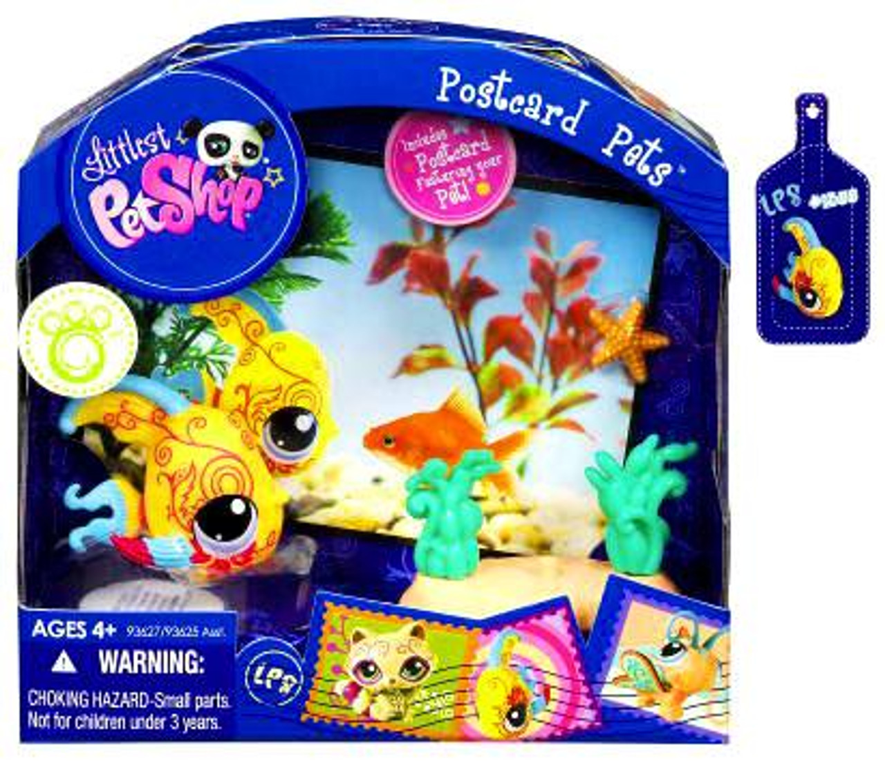 Littlest Pet Shop Postcard Pets Series 3 Angelfish Figure