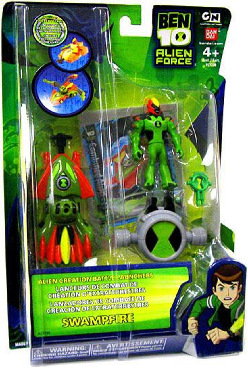 Ben 10 Alien Force Alien Creation Battle Launchers Swampfire Action Figure