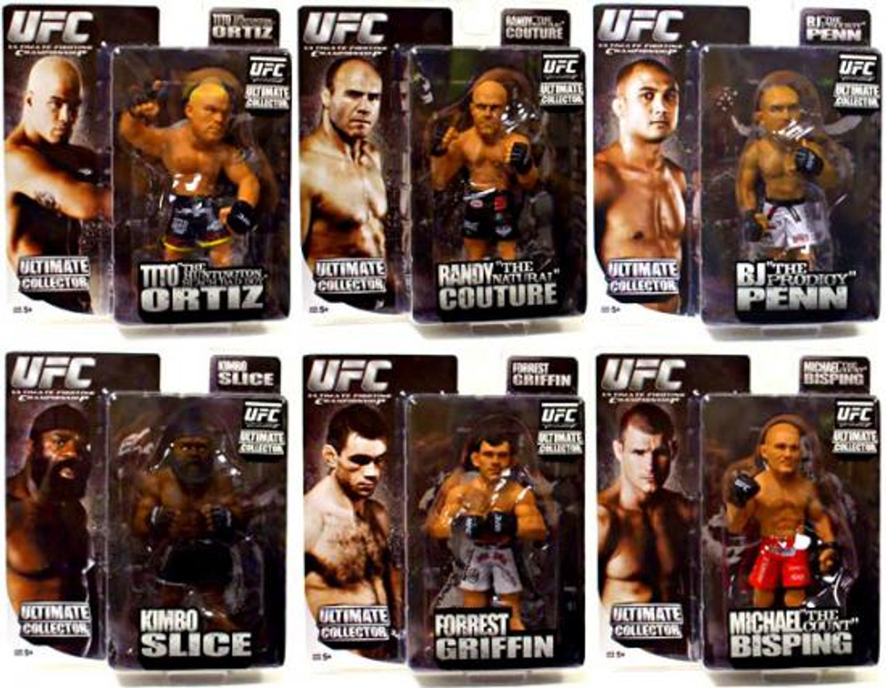 UFC Ultimate Collector Series 2 Series 2 Set of 6 Action Figures Action Figures