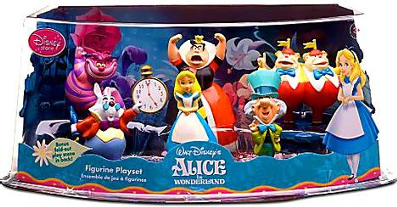 Disney Alice in Wonderland Exclusive Figurine Playset