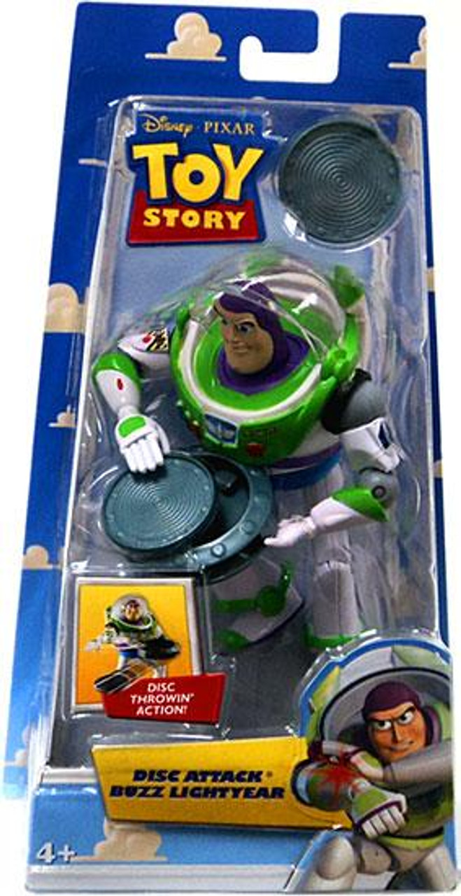 Toy Story Buzz Lightyear 5 Action Figure Disc Attack Mattel Toys Toywiz 