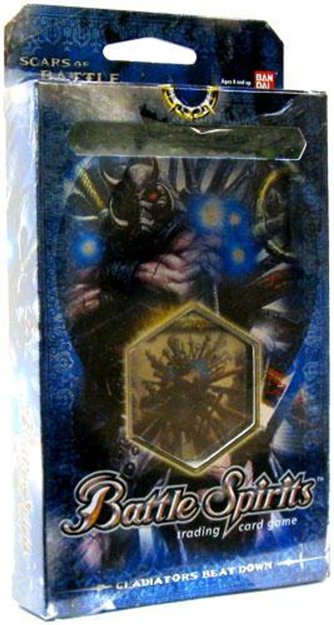Battle Spirits Trading Card Game Scars of Battle Gladiator's Beat Down Deck
