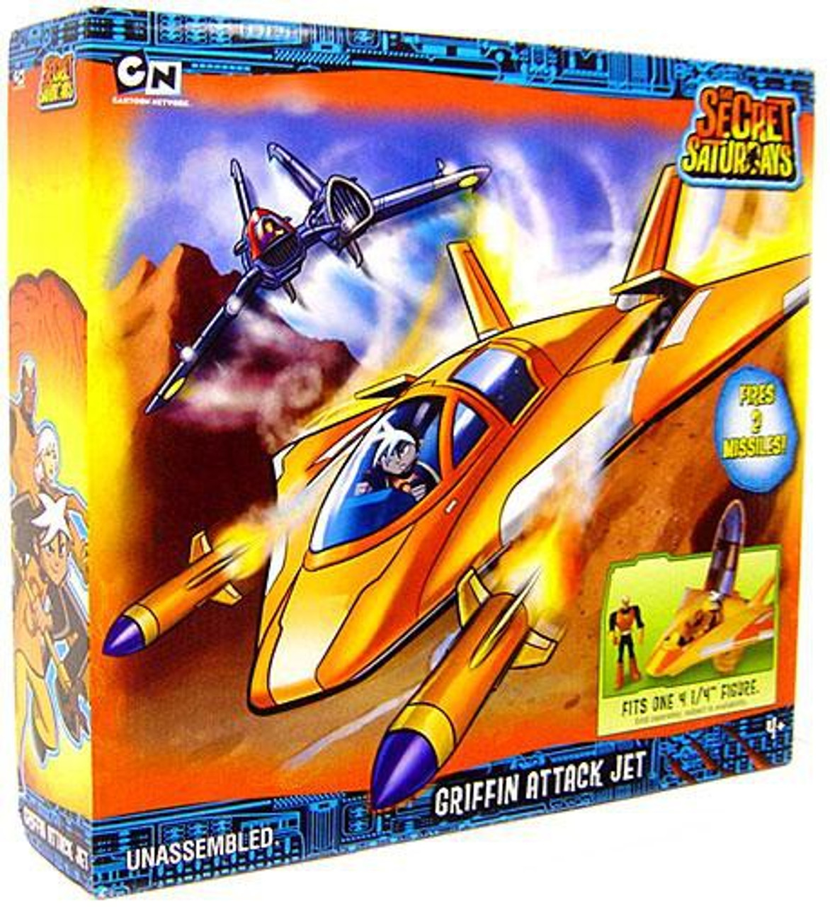 The Secret Saturdays Griffin Attack Jet Playset