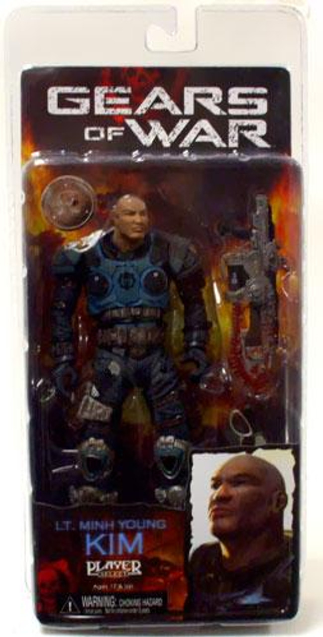 NECA Gears of War 2 Lt. Minh Young Kim Exclusive Action Figure
