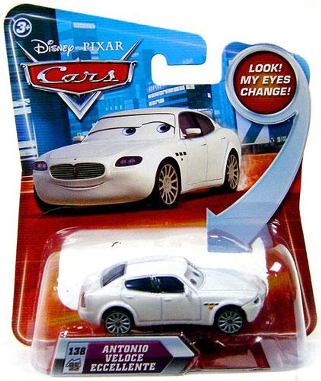 Disney Cars Lenticular Eyes Series 2 Antonio Veloce Eccellente Diecast Car