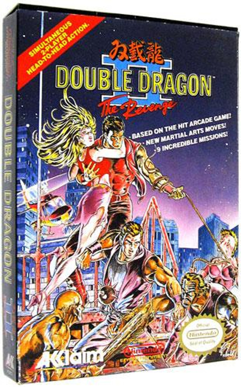 Capcom Nintendo NES Double Dragon II: The Revenge Video Game Cartridge