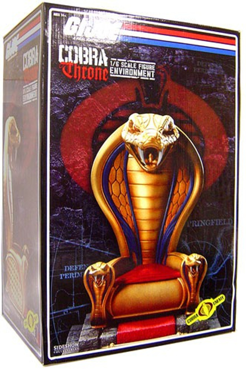 GI Joe Cobra Enemy Cobra Throne 1/6 Collectible Figure Environment