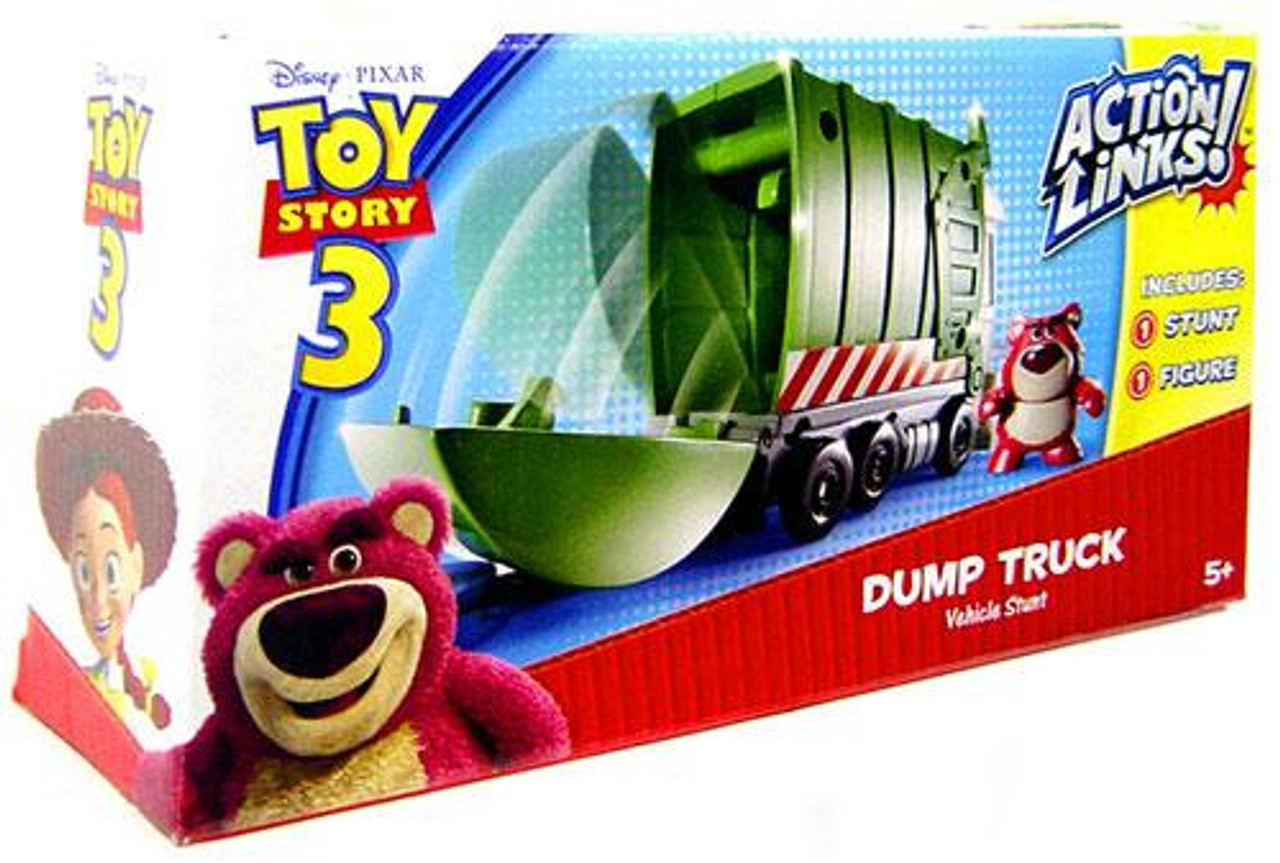 Toy Story 3 Action Links Vehicle Stunt Dump Truck Playset