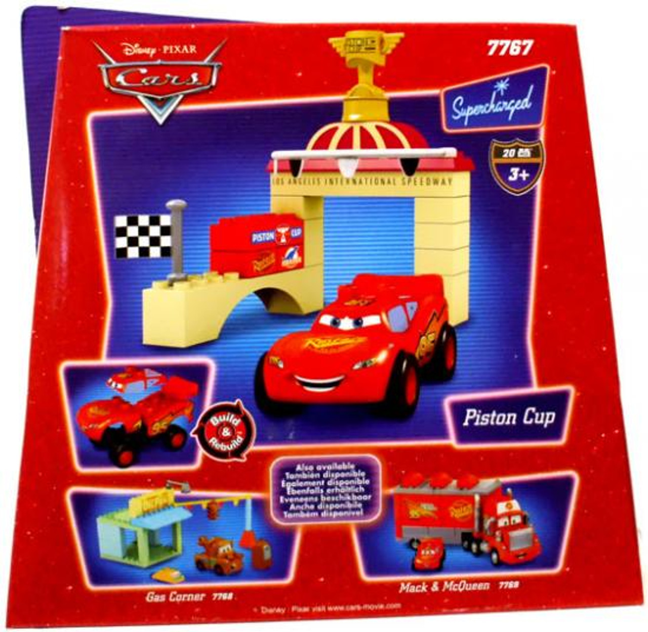 Mega Bloks Disney Cars Supercharged Piston Cup Set #7767