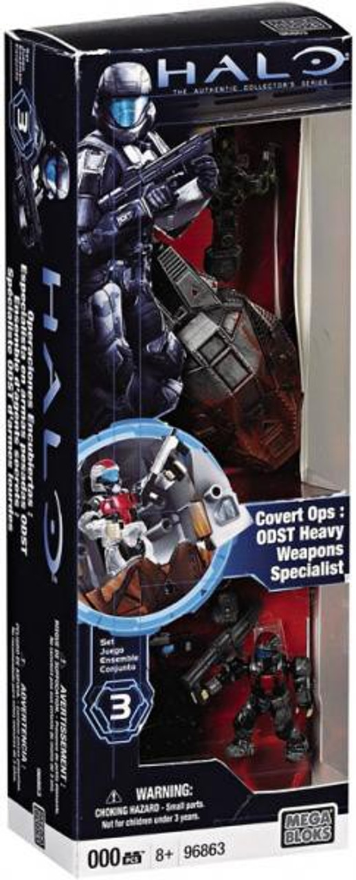Mega Bloks Halo The Authentic Collector's Series Covert Ops: ODST Heavy Weapons Specialist Set #96863