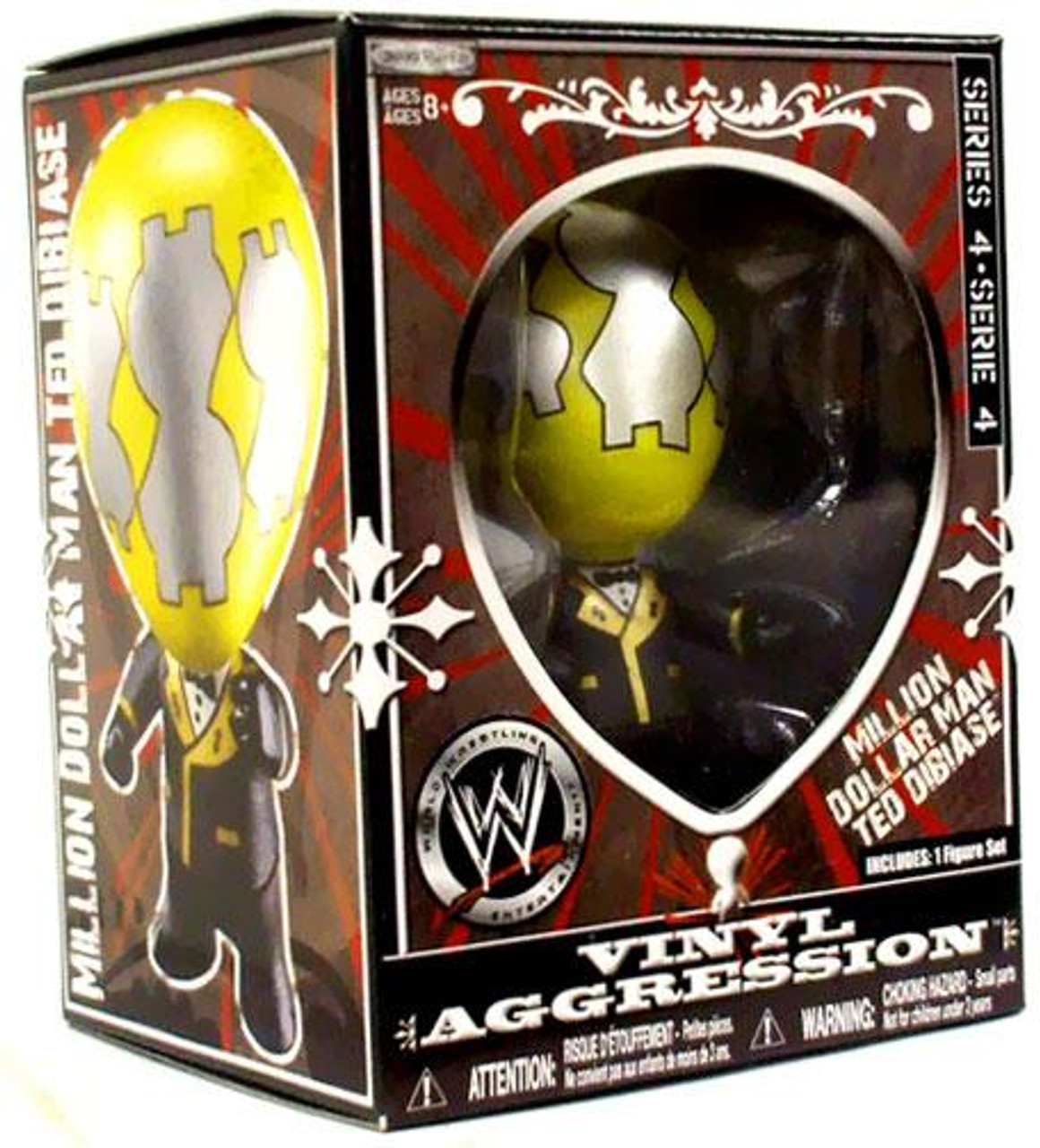WWE Wrestling Vinyl Aggression Series 4 Million Dollar Man Ted Dibiase 3-Inch Vinyl Figure