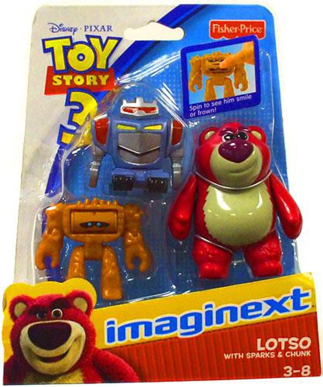 Fisher Price Toy Story 3 Imaginext Lotso, Sparks & Chunk 3-Inch Mini Figures
