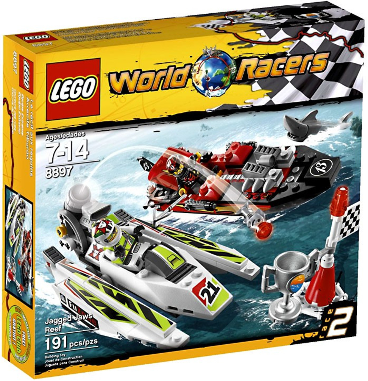 LEGO World Racers Jagged Jaw Reef Set #8897