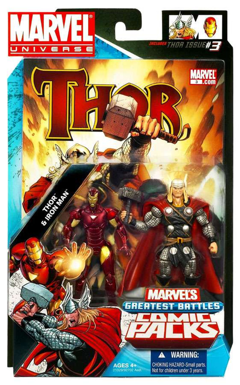 Marvel Universe Thor & Iron Man Action Figure 2-Pack