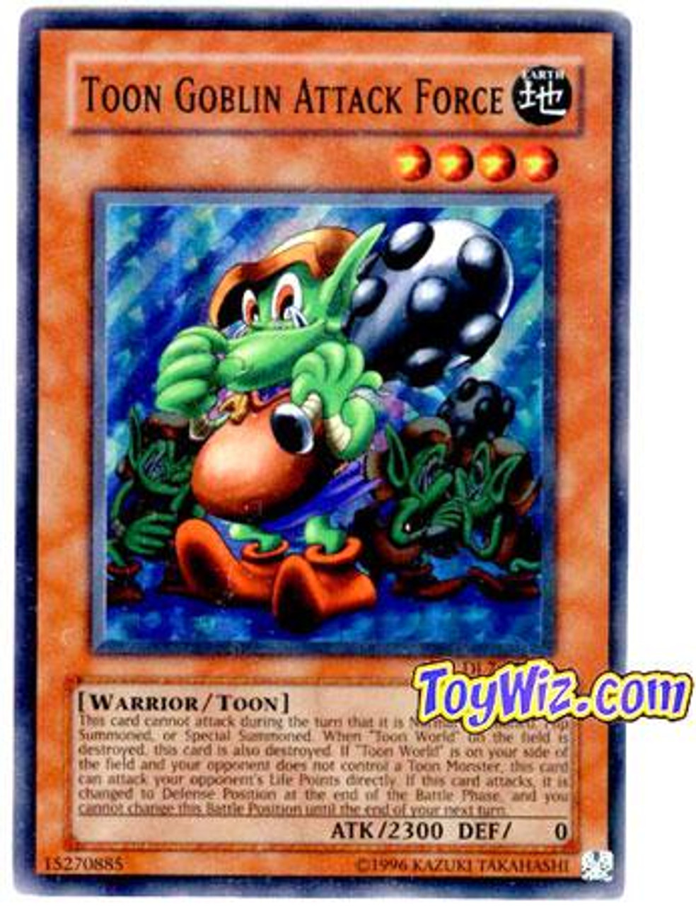 YuGiOh Duelist League Super Rare Toon Goblin Attack Force DL7-EN001