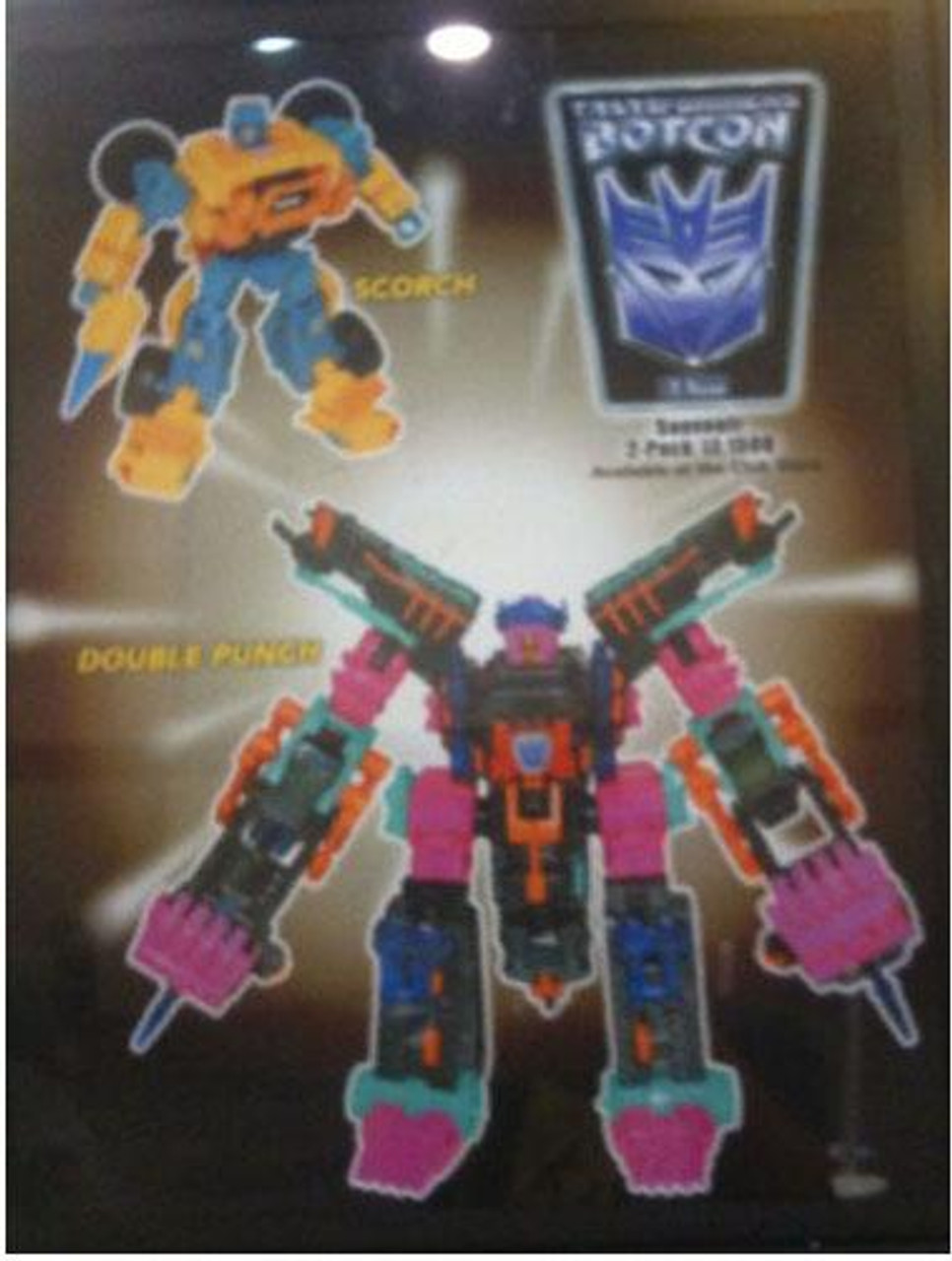 Transformers Timelines Botcon Exclusives Double Punch & Scorch Exclusive Action Figure 2-Pack