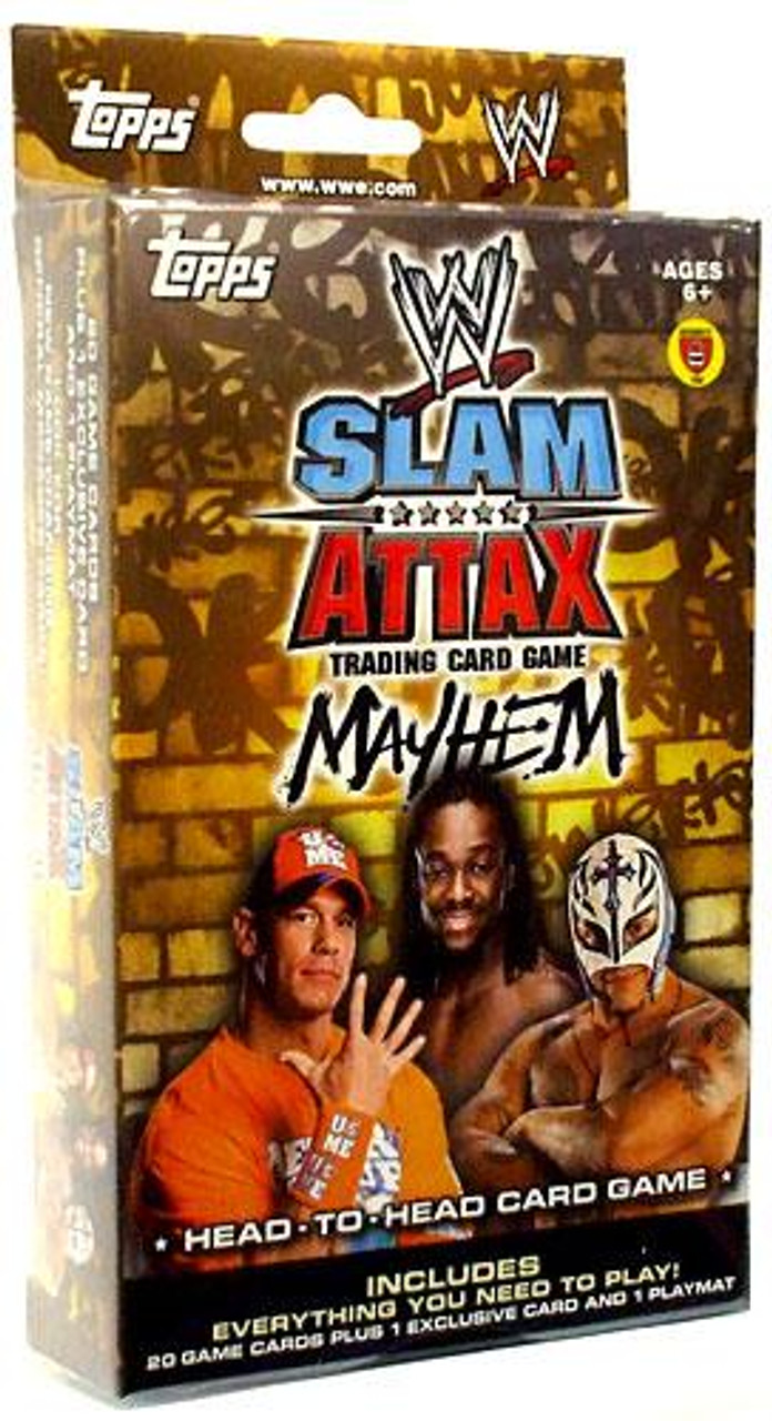 WWE Wrestling Slam Attax Mayhem Series 2 Exclusive Starter Deck