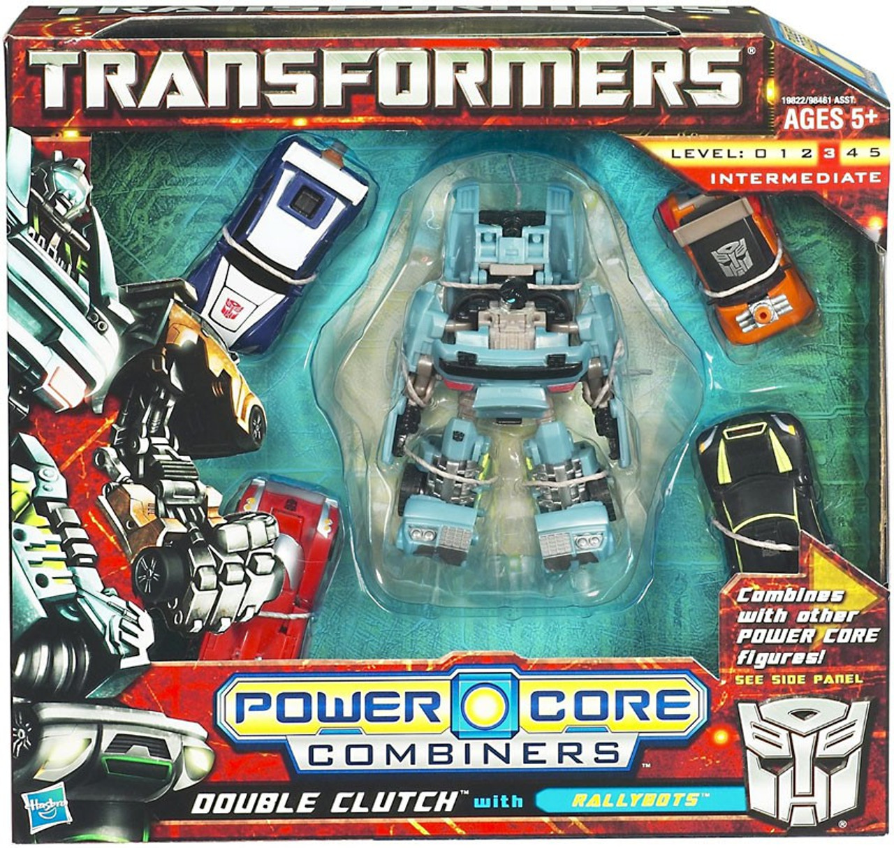Transformers Power Core Combiners Double Clutch with Rallybots Action Figure 2-Pack Hasbro Toys