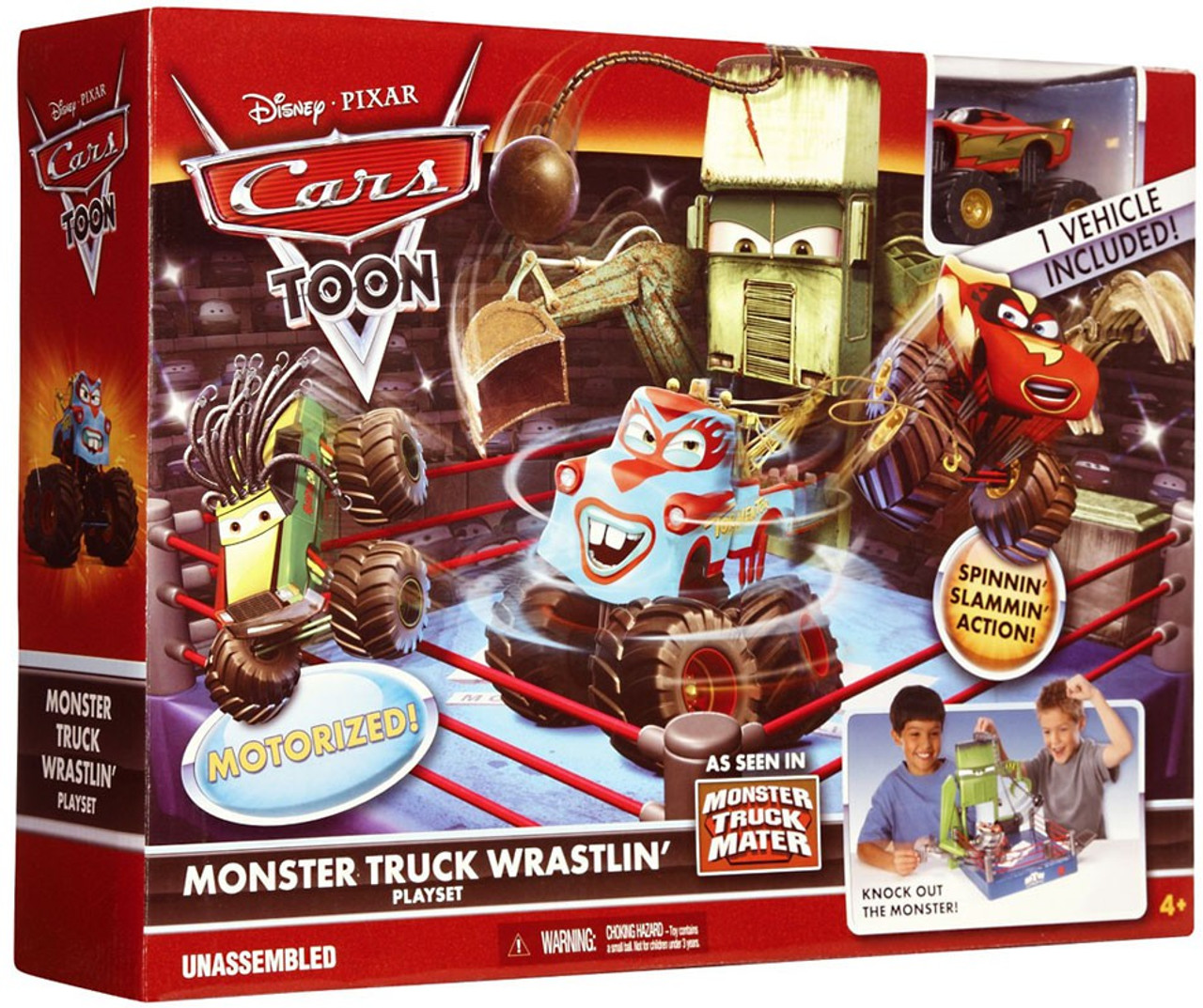 Disney Cars Cars Toon Playsets Monster Truck Wrastlin' Playset