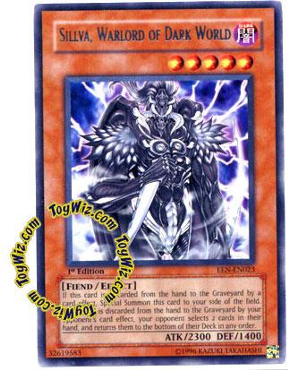 YuGiOh Elemental Energy Rare Sillva, Warlord of Dark World EEN-EN023