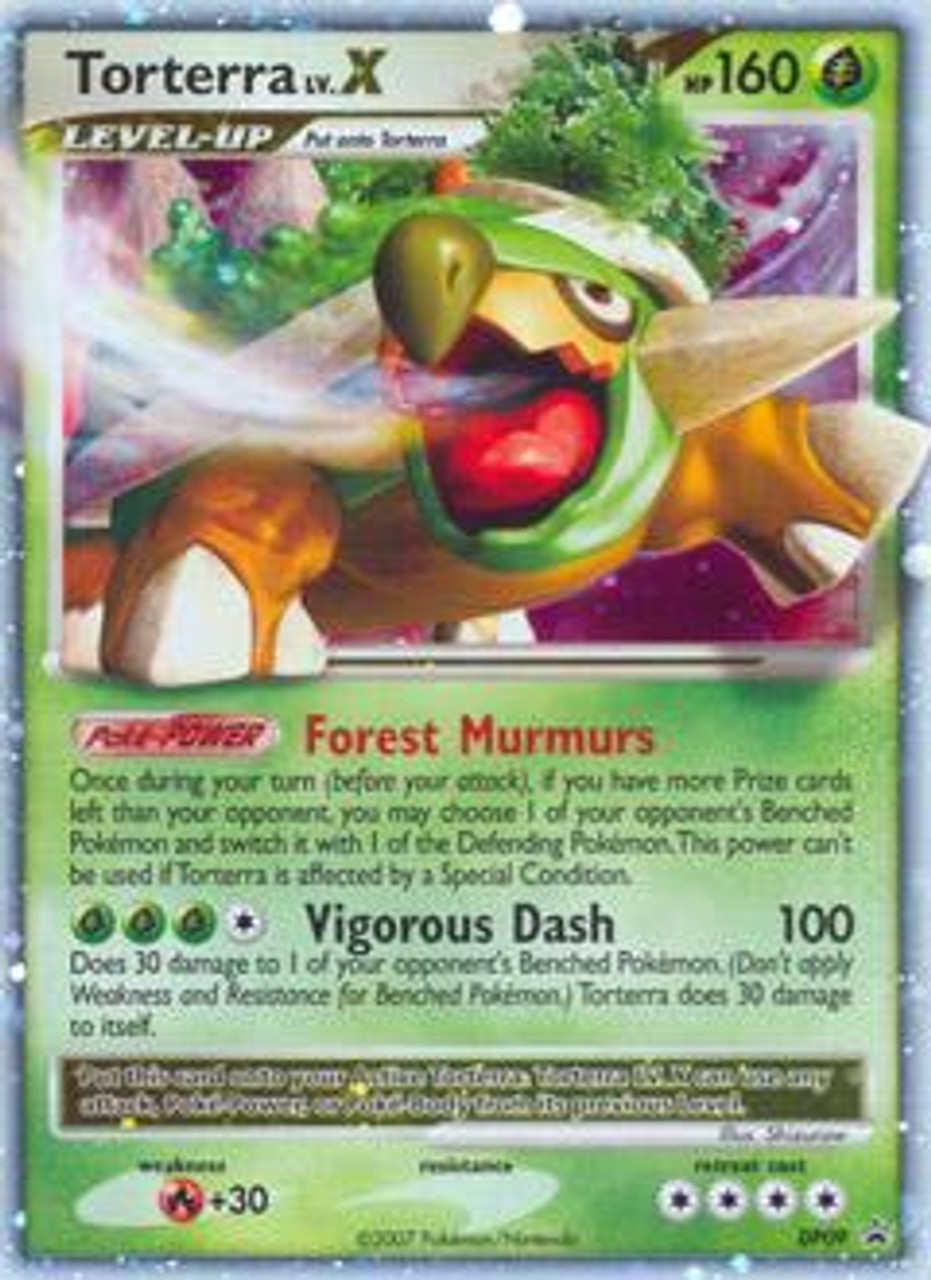 Pokemon Diamond & Pearl Promo Ultra Rare Holo LV.X Torterra LV.X DP09