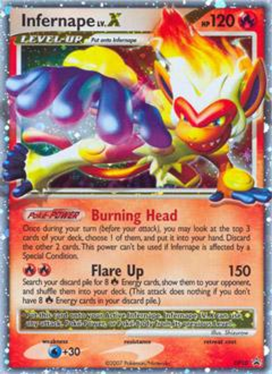 Pokemon Diamond & Pearl Promo Ultra Rare Holo LV.X Infernape LV.X DP10