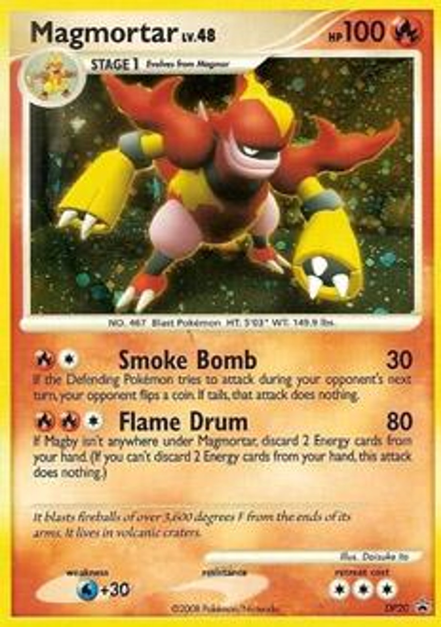Pokemon Diamond & Pearl Promo Rare Holo Magmortar DP20