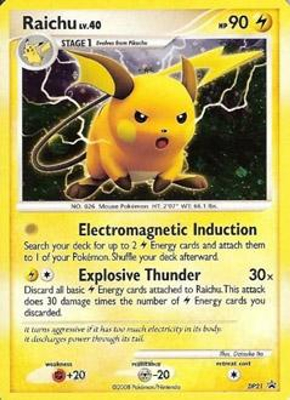 Pokemon Diamond & Pearl Promo Rare Holo Raichu DP21