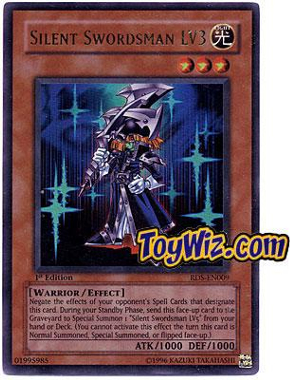 YuGiOh Rise of Destiny Ultra Rare Silent Swordsman LV3 RDS-EN009
