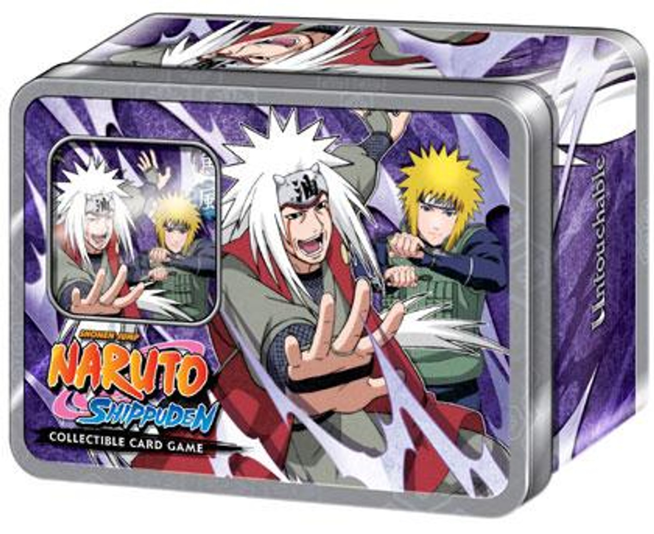 Naruto Shippuden Card Game Untouchable Collector Jiraiya & the Fourth Hokage Collector Tin