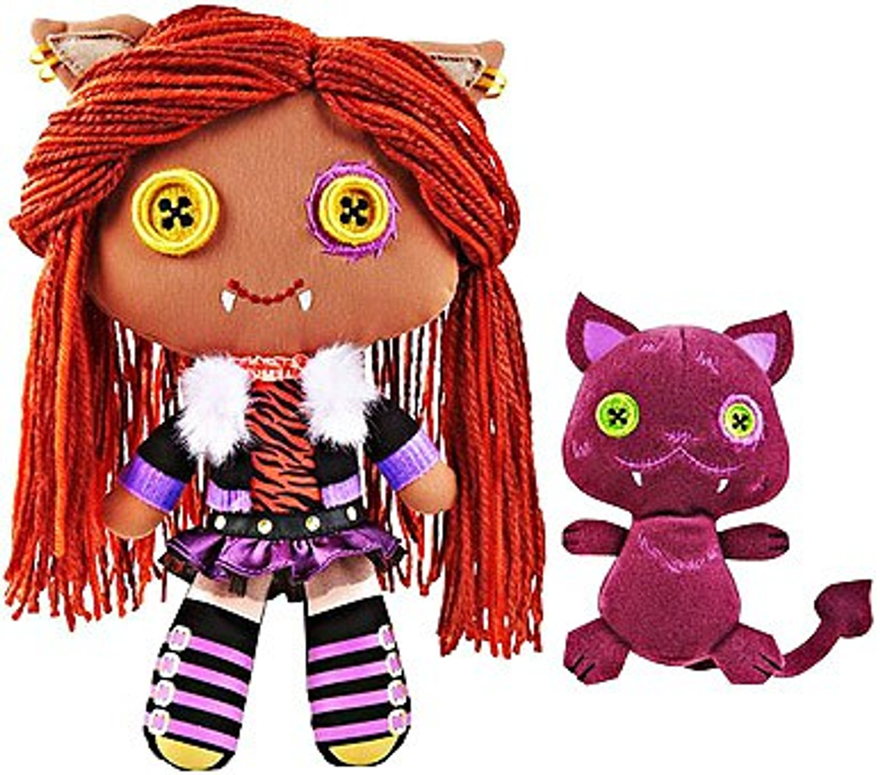 Monster High Friends Clawdeen & Crescent Plush Dolls
