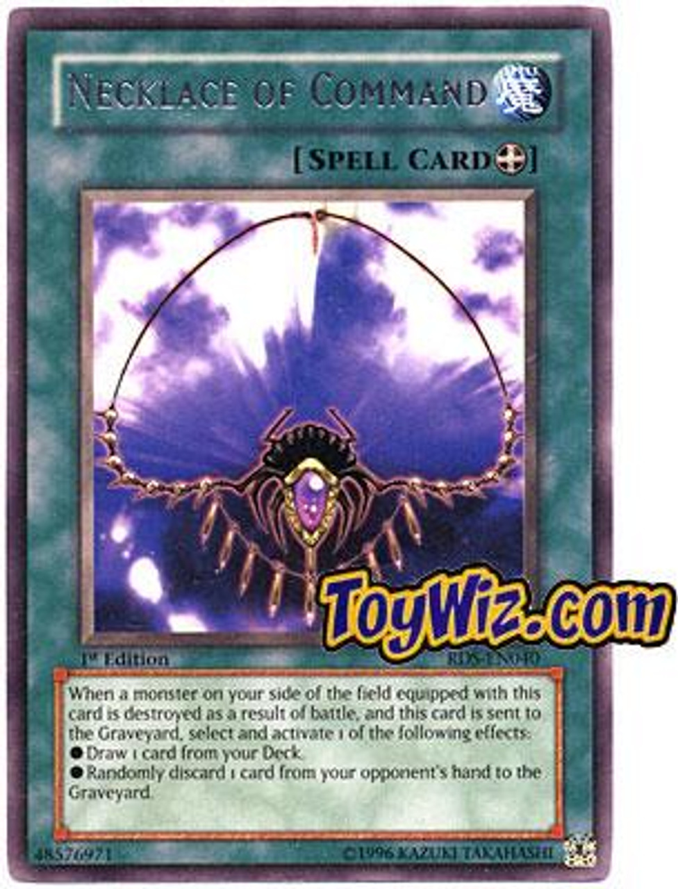 YuGiOh Rise of Destiny Rare Necklace of Command RDS-EN040