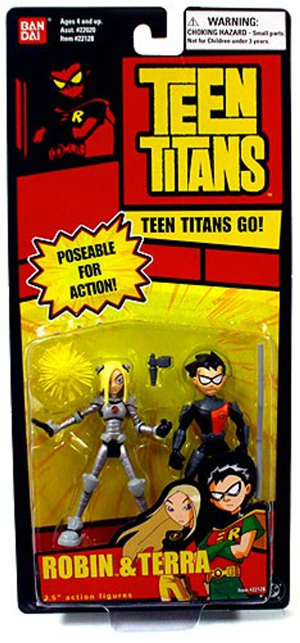 Teen Titans Go! Robin & Terra Action Figure 2-Pack