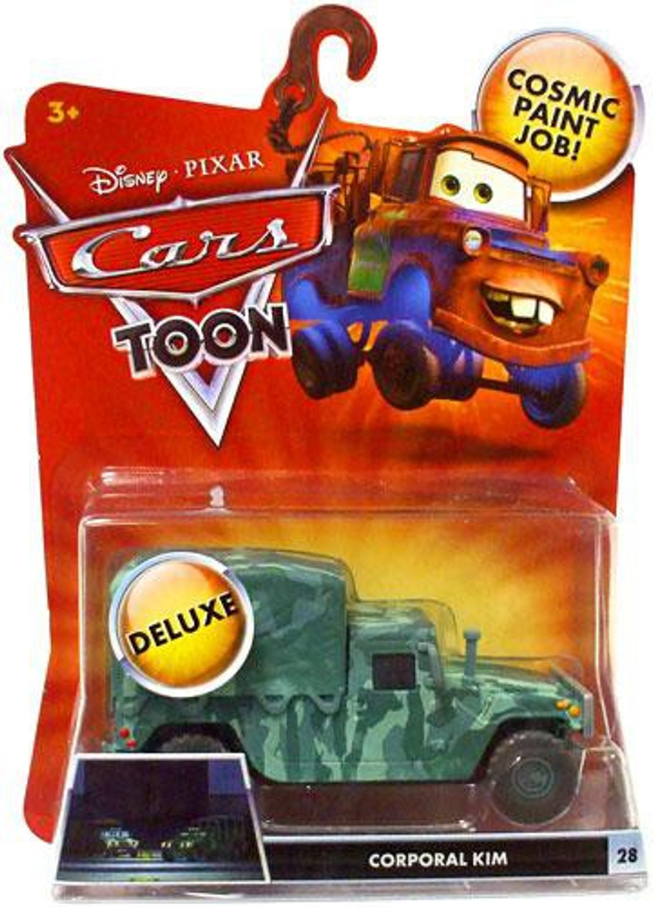 Disney Cars Cars Toon Deluxe Oversized Corporal Kim Diecast Car