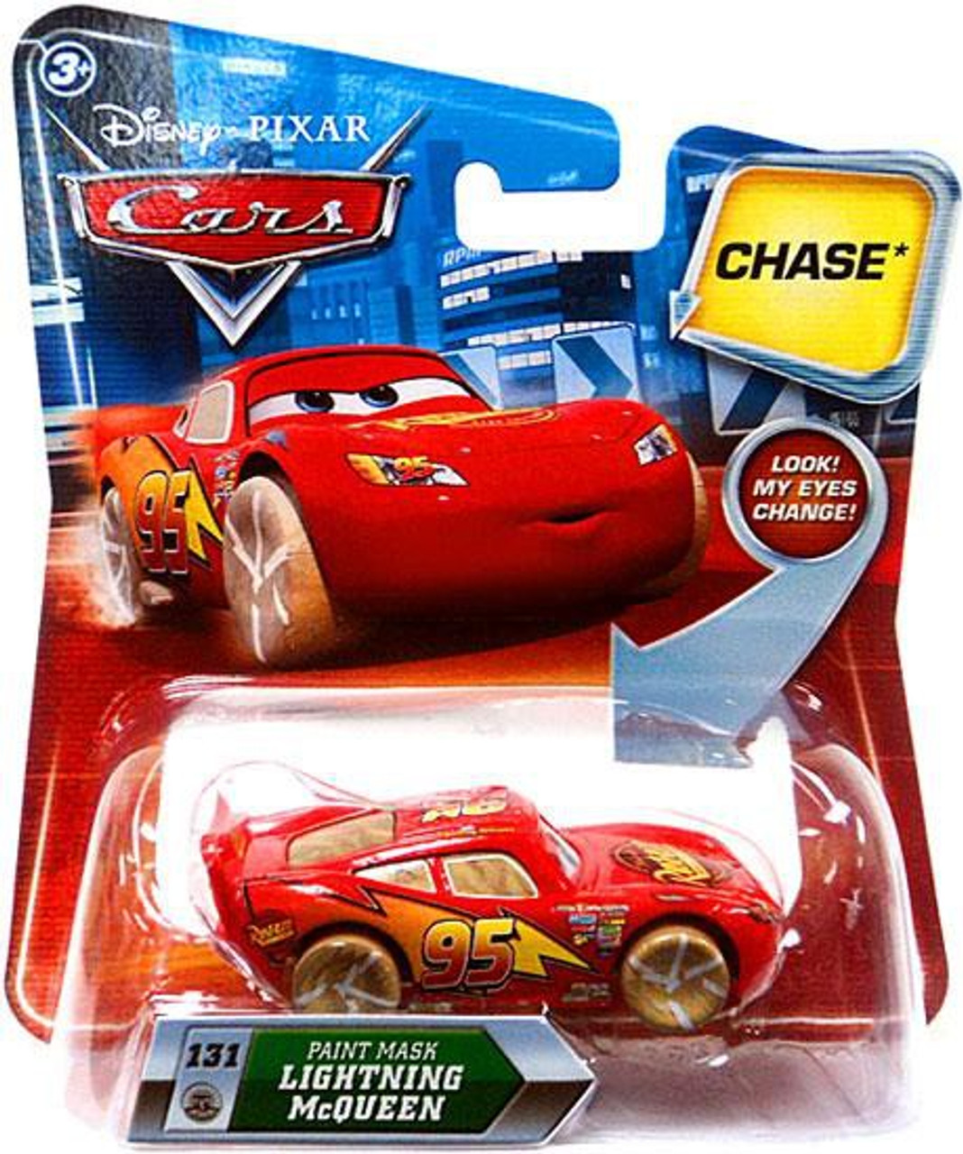 Disney Cars Lenticular Eyes Series 2 Paint Mask Lightning McQueen Diecast Car