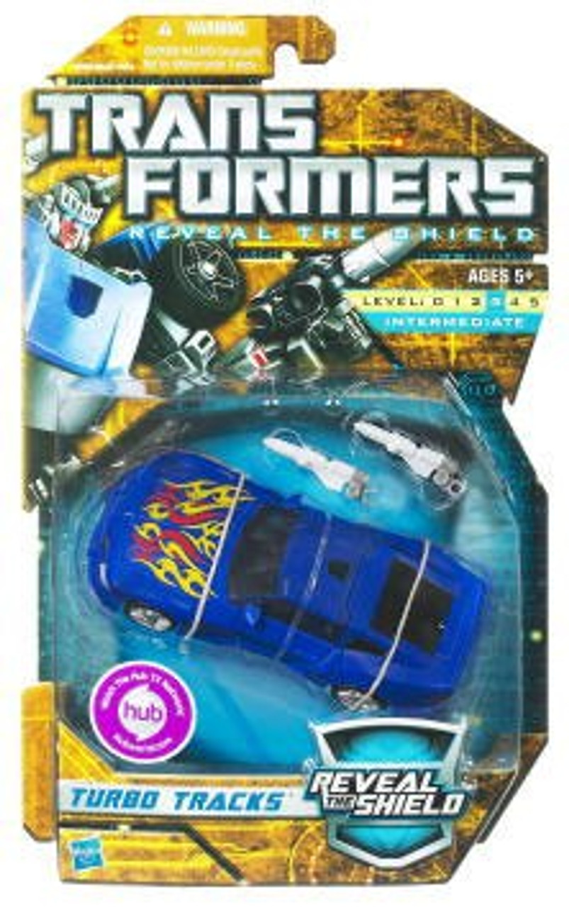 Transformers Reveal the Shield Hunt for the Decepticons Turbo Tracks Deluxe Action Figure