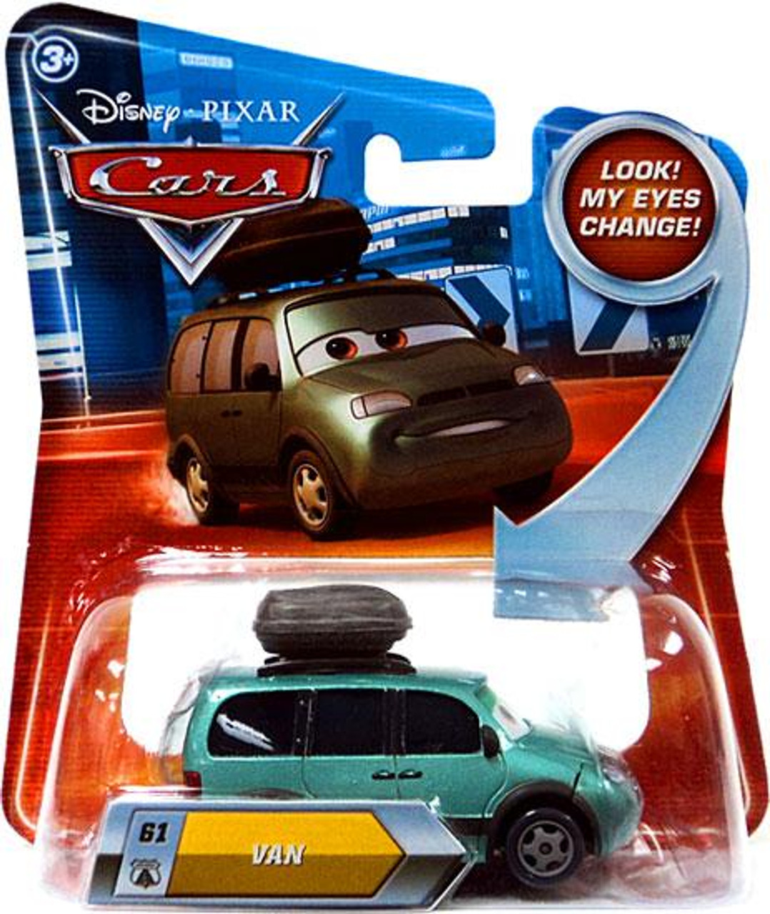 Disney Cars Lenticular Eyes Series 2 Van Diecast Car