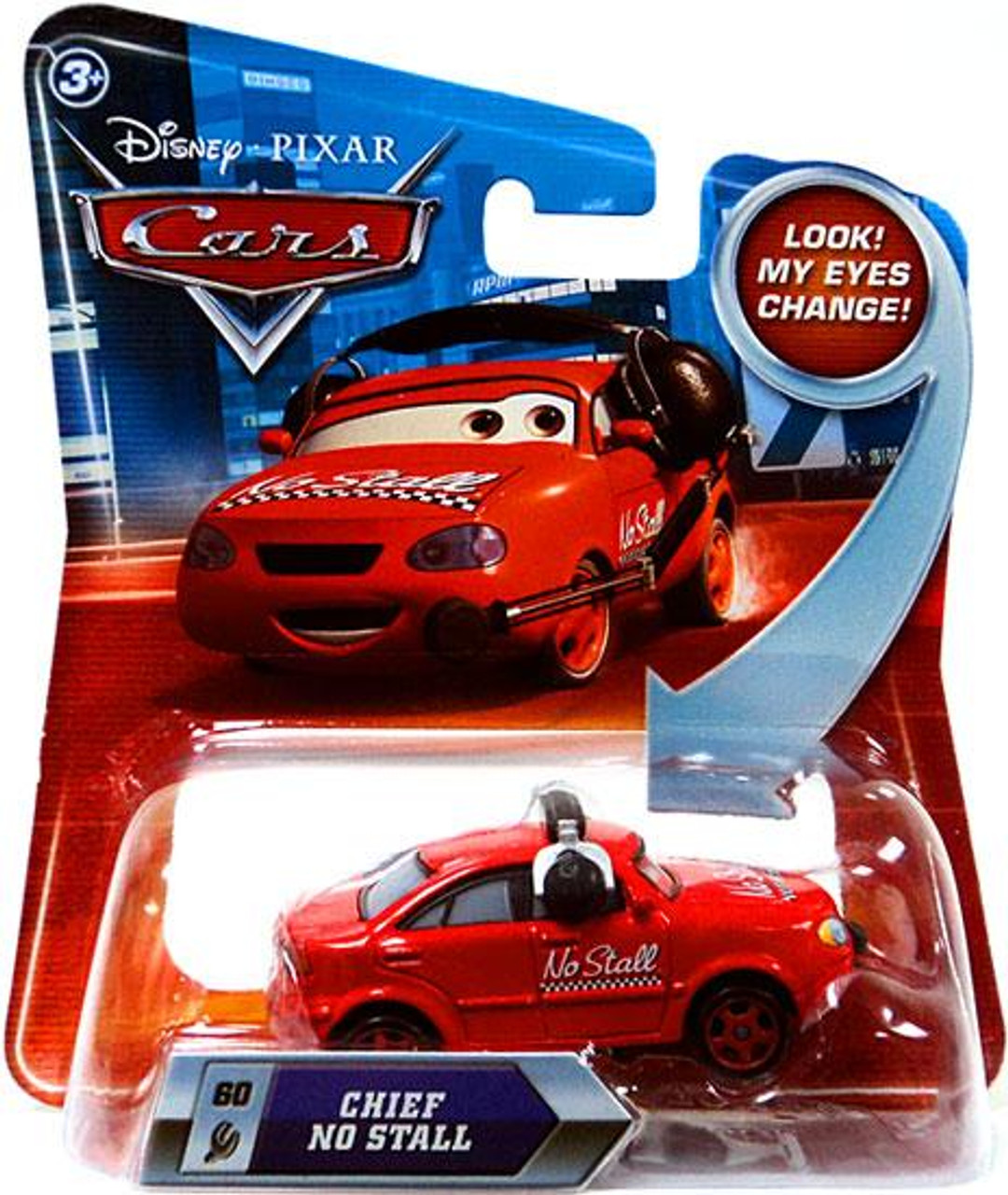 Disney Cars Lenticular Eyes Series 2 Chief No Stall Diecast Car