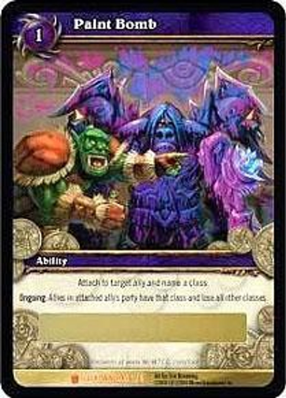 World of Warcraft Trading Card Game Icecrown Legendary Loot Paint Bomb #1