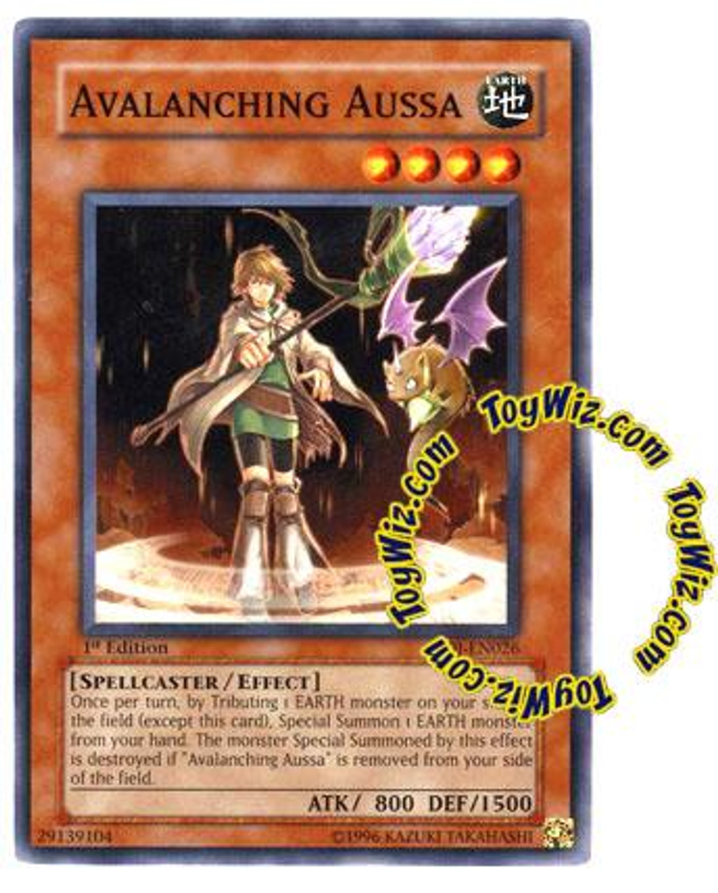 YuGiOh GX Enemy of Justice Common Avalanching Aussa EOJ-EN026