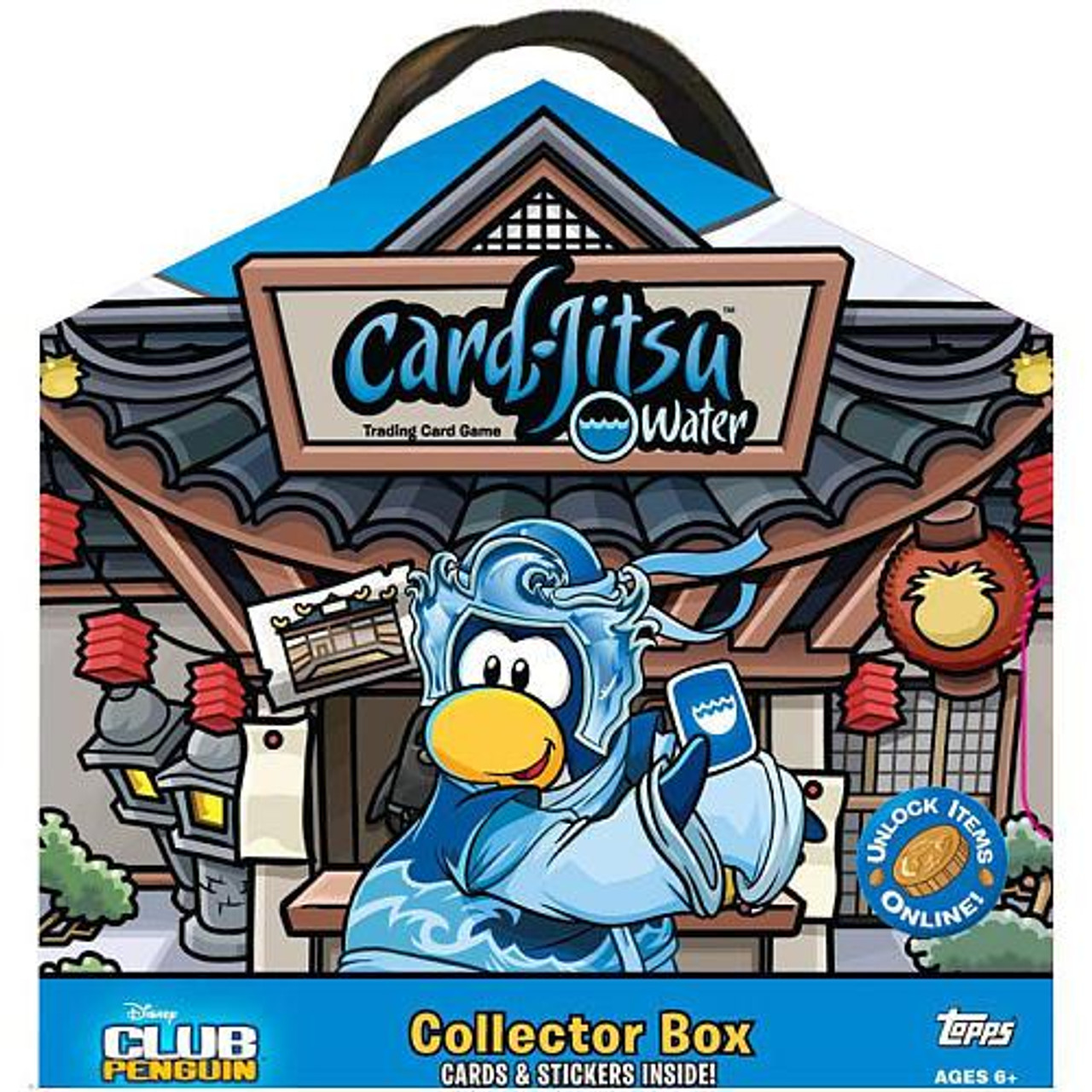 Club Penguin Card-Jitsu 2010 Water Series 4 Dojo Collector Box