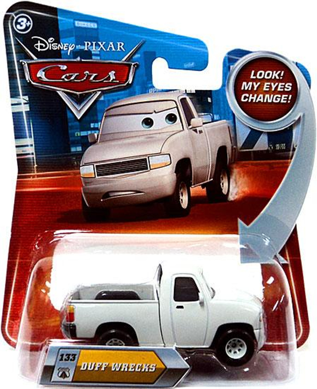 Disney Cars Lenticular Eyes Series 2 Duff Wrecks Diecast Car
