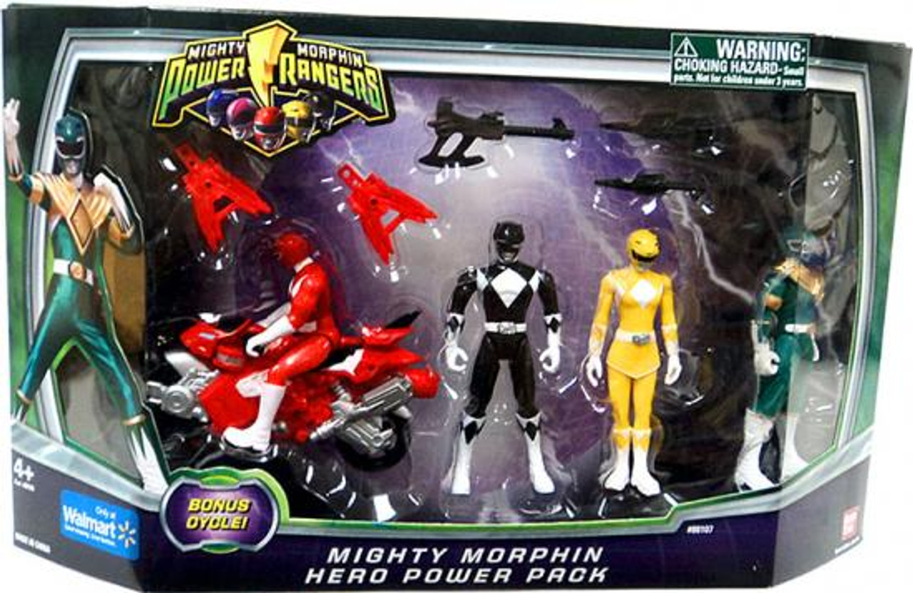 Power Rangers Mighty Morphin Hero Power Pack Exclusive Action Figure Set