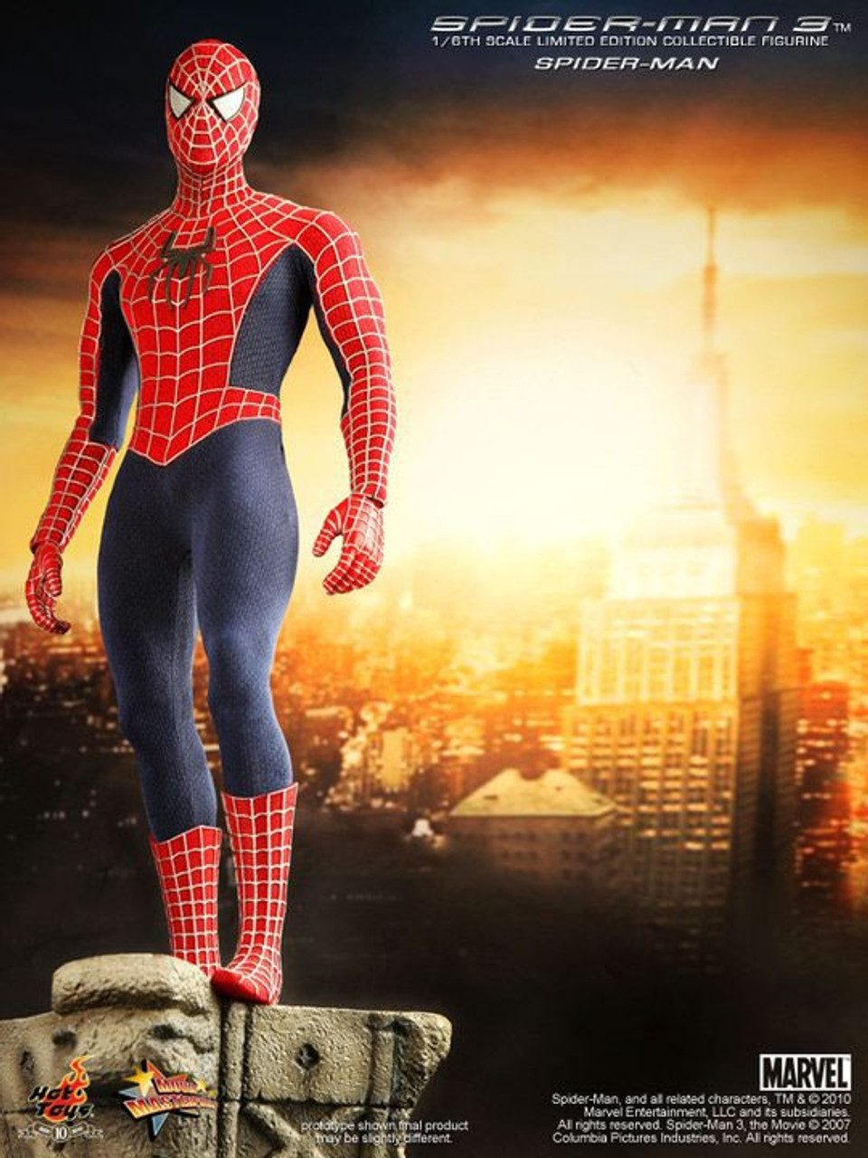 Spider-Man 3 Movie Masterpiece Spider-Man 1/6 Collectible Figure