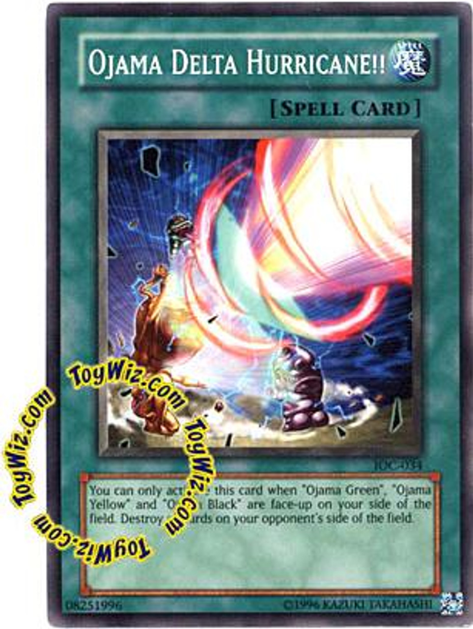 YuGiOh Invasion of Chaos Common Ojama Delta Hurricane!! IOC-034